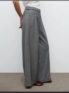 TWP Eva Wool-Blend Wide-Leg Pants